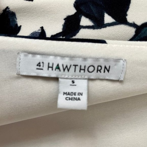 41 Hawthorn Casey Knit Sleeveless Dress - Navy/White - S - Picture 10 of 10